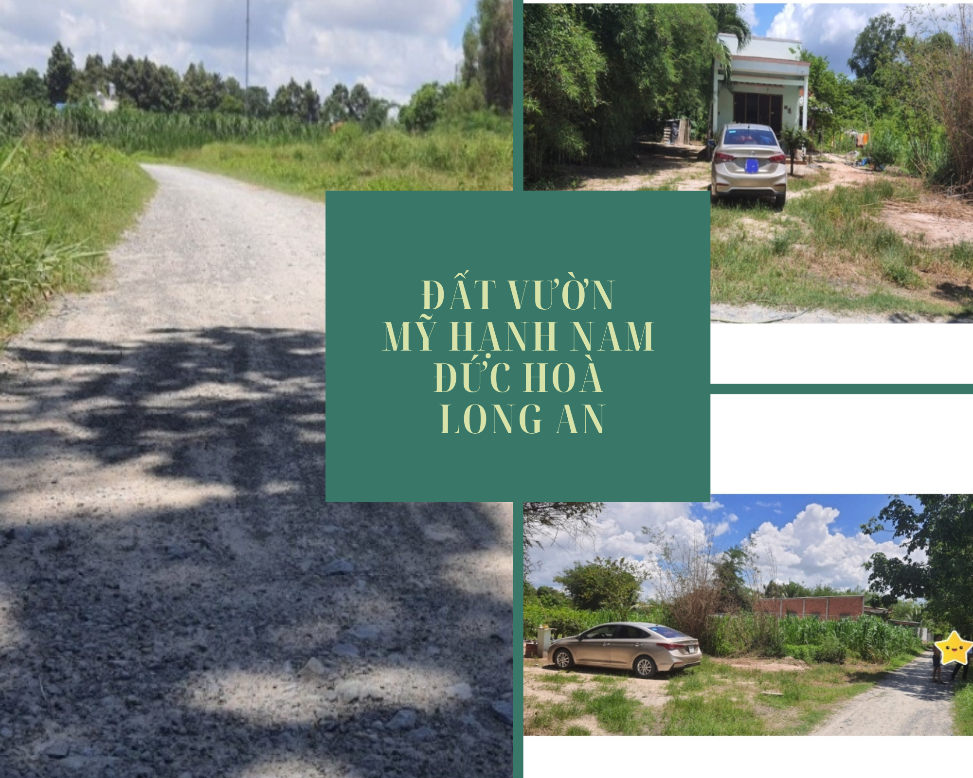 đất vườn diện tích 12 45 mua đất tặn nhàtại mỹ thạnh nam đức hòa